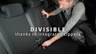 WALSER Car Seat Cover Features: Divisible