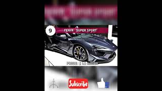 Top 10 Most Expensive Cars #shorts