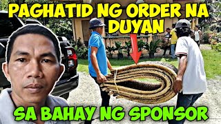 PB TEAM NONOY HINATID ANG ORDER NA DUYAN NG SPONSOR