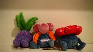 Pokemon Fit Peluche - Oddish, Gloom e Vileplume -