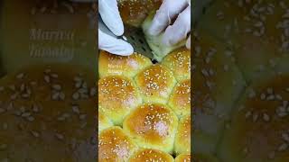 خلية النحل بالجبنة بديل لسندوتشات المدارس | stuffed buns #shorts