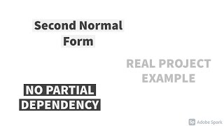 Second Normal Form in DBMS|Second Normalization Form|Second Normal form in sql|DB Normalization 2020