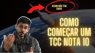 Como Começar Escrever o Projeto de TCC