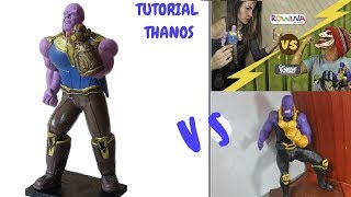 THANOS TUTORIAL VS GORRAS PINTADAS / AVENGERS INFINITY WAR / CLAY / PLASTILINA / POLYMER CLAY