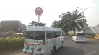 SUASANA PAGI MELINTAS MASUK TOL GRANDWIS