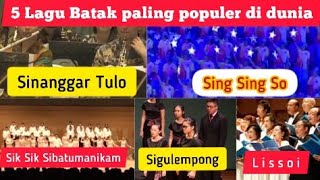 5 Lagu Batak Paling Populer di Manca Negara / Internasional