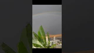 Rare View of Dual Rainbow at Bangalore 🌈