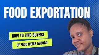 Mini food exportation