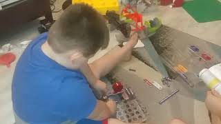 Trevor's 2nd Snap Circuits project. 12/27/2018