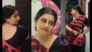 Tamil Serial Actress Sujitha Hot Saree Latest Video