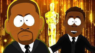 Will Smith SLAPS Chris Rock || South park Animation || Oscars 2023 🏆