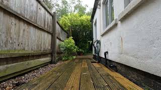 Relaxing rainy day in a Cambridge Garden (ASMR)