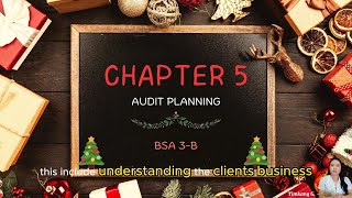 Chapter 5 - Audit Planning