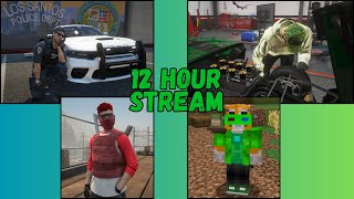 A 12 Hour Stream - RedlineRP + More