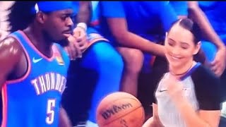 Ashley Moyer-Gleich caught flirting with NBA player NOT named LUKA 😲