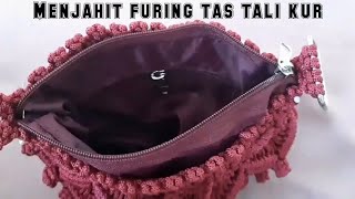 Cara Menjahit Furing Tas Tali Kur | Oemah Kreasi