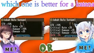 Toram online - Tes Armor ATK 10% vs STR 10% bagusan yang mana untuk KATANA?