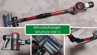 SIFUPLEX Akkustaubsauger VSF13 - Mobil, mit Knickgelenk und LEDs im Test!