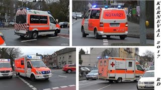 [Einsatzfahrten: Karneval 2017] Rettungsdienstzusammenschnitt Gronau