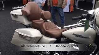 Ultimate Seats - Street Glide with Custom Brown Cover