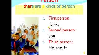 Learn person and tense