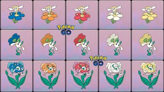 #PokemonGO: Evolving Flabébé Blue, Orange, Red, White, Yellow Flower into Floette & Florges