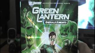 GREEN LANTERN EMERALD KNIGHTS BLU RAY EXCLUSIVE UNBOXING