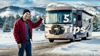 5 Essential Winter Tips for RV Owners!!