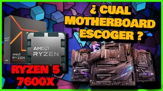 RYZEN 5 7600X LAS MEJORES PLACAS BASE COMPATIBLES