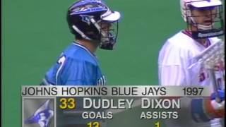 Syracuse vs. Johns Hopkins lacrosse 1997