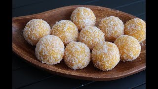 Mango Coconut Ladoos