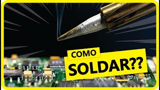 Como usar o ferro de solda ?