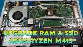 Cara Upgrade RAM & SSD Asus M415