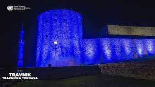 #ImagineChance connects Bosnia and Herzegovina in blue for #UNDay 2022