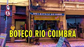 Almoço no Boteco Rio Coimbra no centro da cidade | Rabada com Agrião | Almôndegas com purê