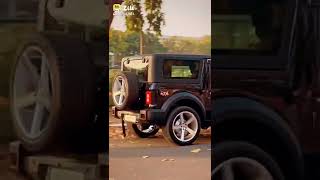 Mahindra Thar with 24 inch alloy wheels #shorts