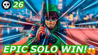 EPIC *26 KILL WIN* IN HYPER SCAPE BATTLE ROYALE!!😱 (Solo Gameplay)