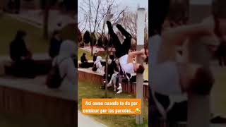 Caminando tranquilo por el aire🤭💪 #calistenia #calisthenics #reacciones #reactions #viralshorts #wow