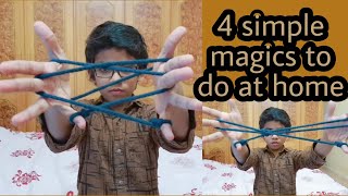 4 MAGIC TRICKS | DIY TRICKS | SPERIZ