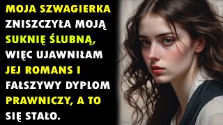 Moja Szwagierka Zniszczyła Moją Suknię Ślubną, Więc Ujawniłam Jej Romans I Fałszywy Dyplom....