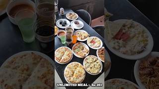 The D PIZZA VAPI Unlimited Pizza in Rs 259 | Unlimited Hot Salad , Cold salad , Cold drinks #shorts