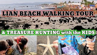 PART 3: LIAN BEACH WALKING TOUR & TREASURE HUNTING with the KIDS