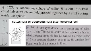 ELECTROSTATIC + GEOMETRICAL + EMI COLLECTION  OF SOME GOOD QUESTIONS BY RKH SIR