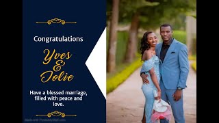 🔴LIVE | WEDDING CEREMONY OF YVES & JOLIE  (15-07-2023)