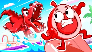 🎈 Dinosaur Colorful Slides Song 🔴 Run Faster! + More Kids Songs and Nursery Rhymes by VocaVoca🥑