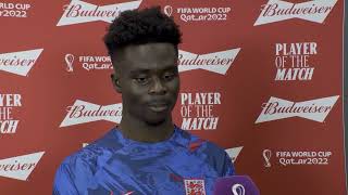 Bukayo Saka | Budweiser Player of the Match | Full Interview | 2022 FIFA World Cup Qatar