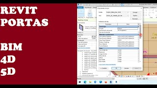 Aula 6 Revit, editando, criando e Inserindo portas para planejamento 4D e 5D