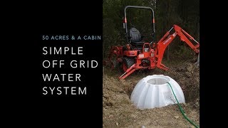 Off Grid Water System