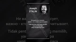 Joseph Stalin #3 | Deep Thought | Indonesian-Russian-English #quoterusiaindonesia #quotes #wisdom