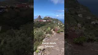 Vistas desde Taborno en Anaga, Tenerife.